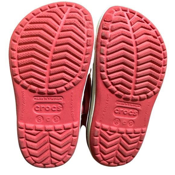 Crocs toddler red classic slid on Size 8-9C - Picture 3 of 3